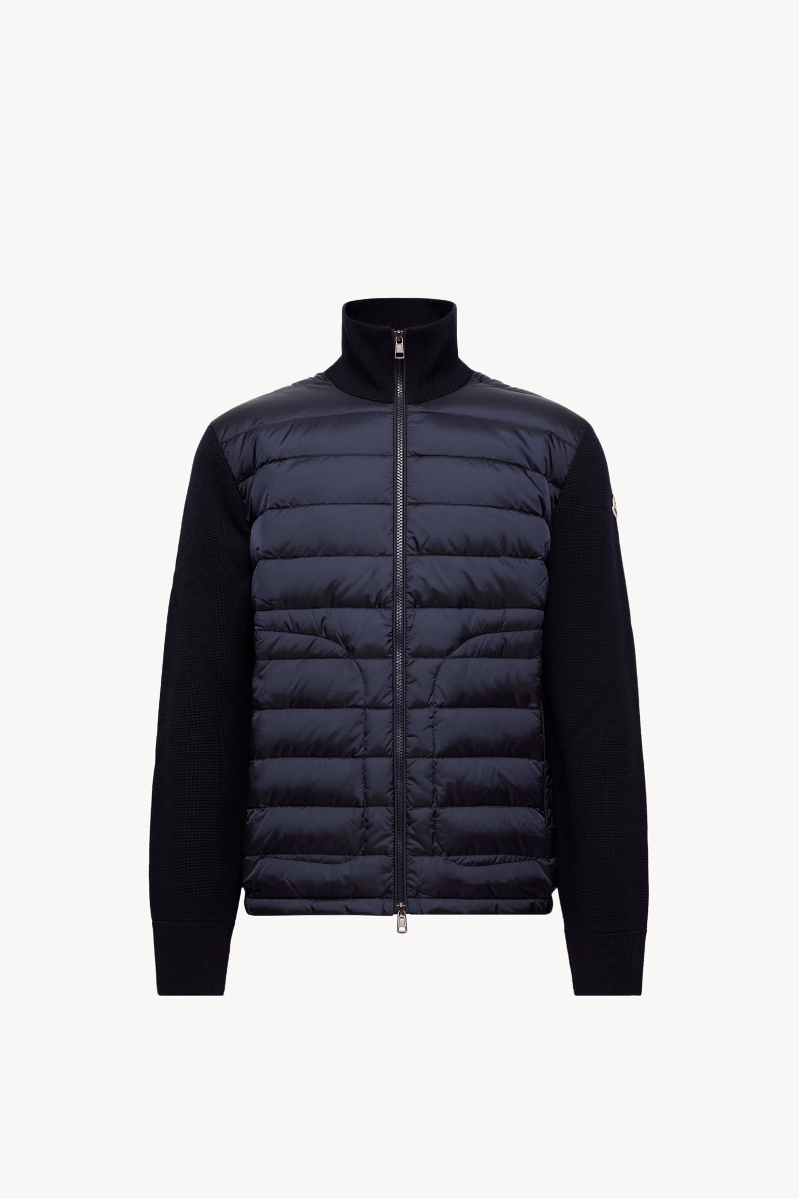 Padded Zip-Up Cardigan Men Black Moncler 2